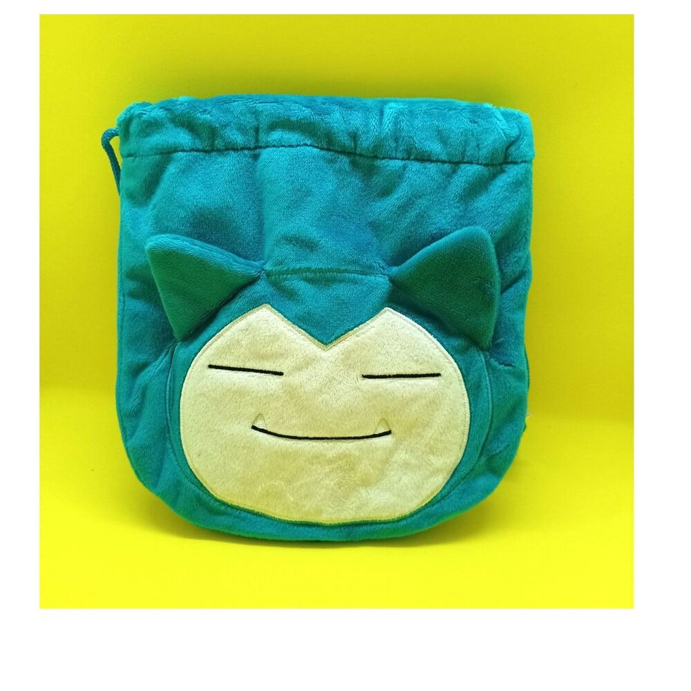 Pokemon snorlax / kabigon drawstring bag